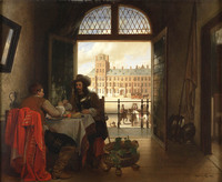 KS 076
<br/>
Het afscheid
<br/>
<em>Hove Bz, Hubertus van (1814-1864)</em>